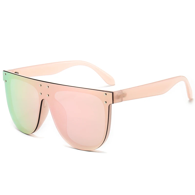 

Free sample New big frame sharp pink color for girls sunglasses, Any color