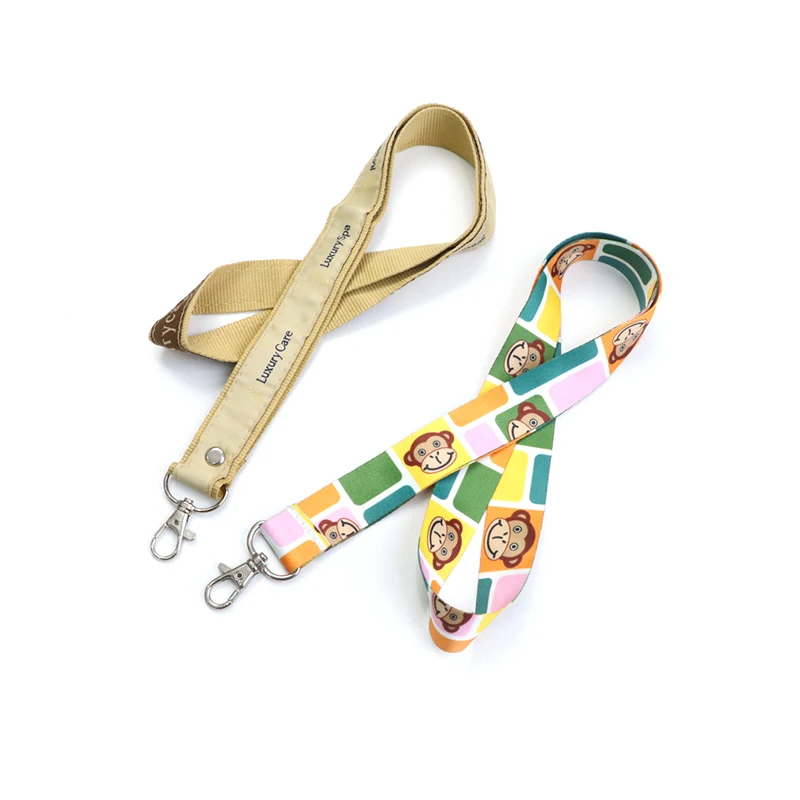 

printing id card phone tag wristlet alloy metal hook lanyard