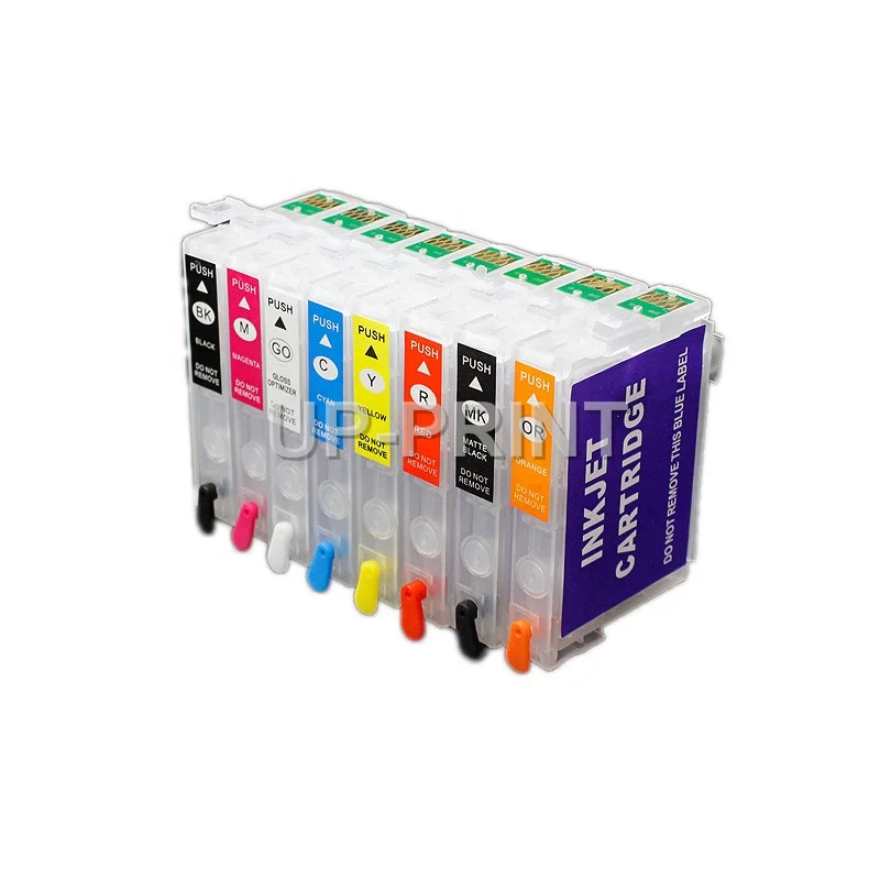 

9 color Refillable ink cartridges for Epson SC P400 T3240 T3241 T3242 T3243 T3244 T3247 T3248 T3249 with Auto Reset Chip