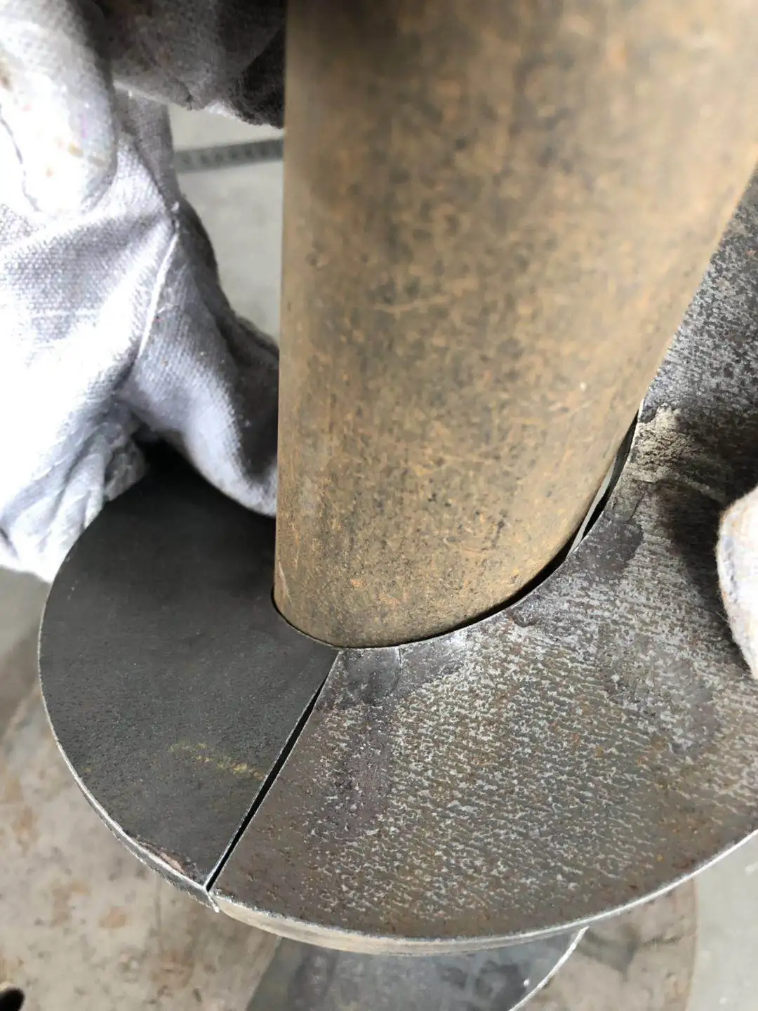 310 Stainless Steel Auger Flight Conveyor Screw Flight Earth Auger