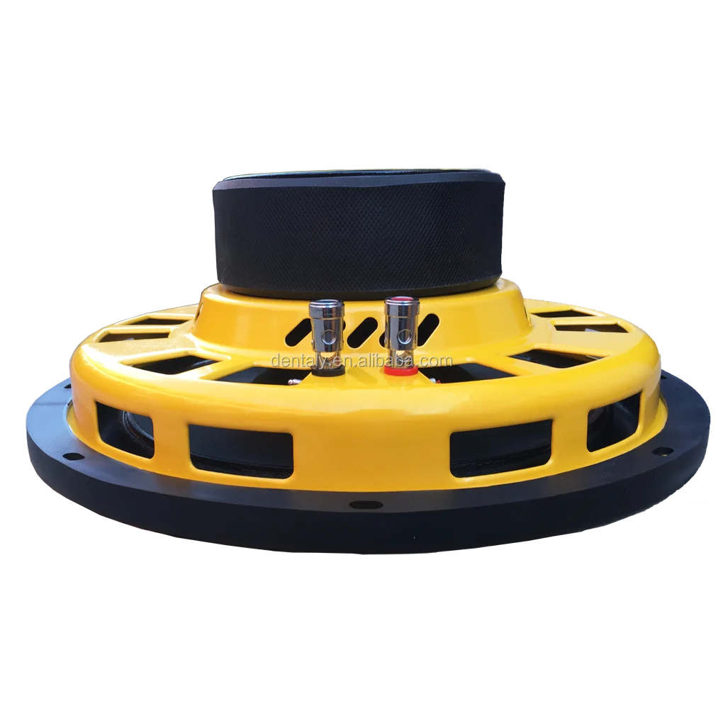 10 /12 Inch 300w Rms Power Slim Subwoofer For Car With Big Flat Dust