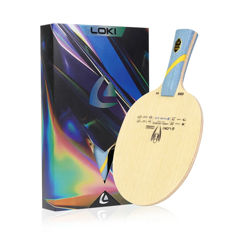 

Loki KIRIN 5 Professional Table Tennis Brand Limba+Ayous 5 Layers Odm Pure Wood Table Tennis Blade