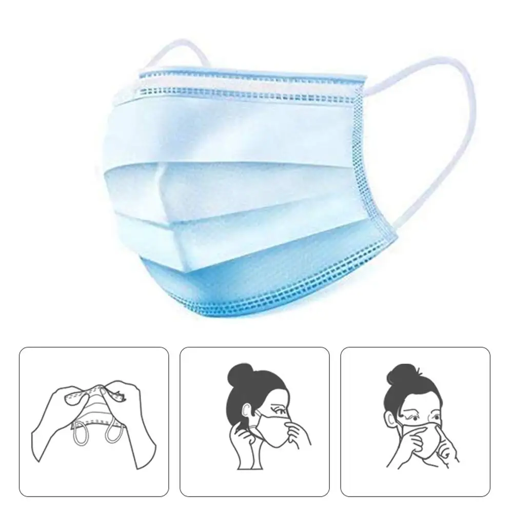 2020 Full Face aerial droplets protective Mask HD Transparent  for Adult & Kids COVID-19 protect against Mask in stock