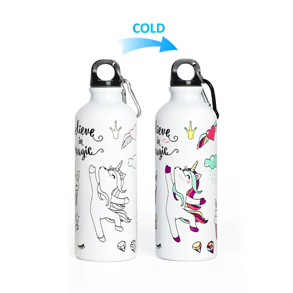 

Wholesale gym 500ml metal aluminium custom cold water sports drink bottles