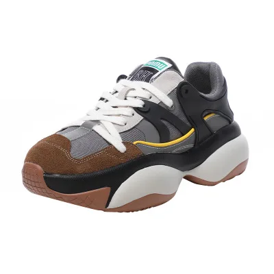 

Genuine Leather Platform Women's Fashion Mesh Breathable Women Fashion Mixed Colors Sneakers Footwear Plus Sizes
