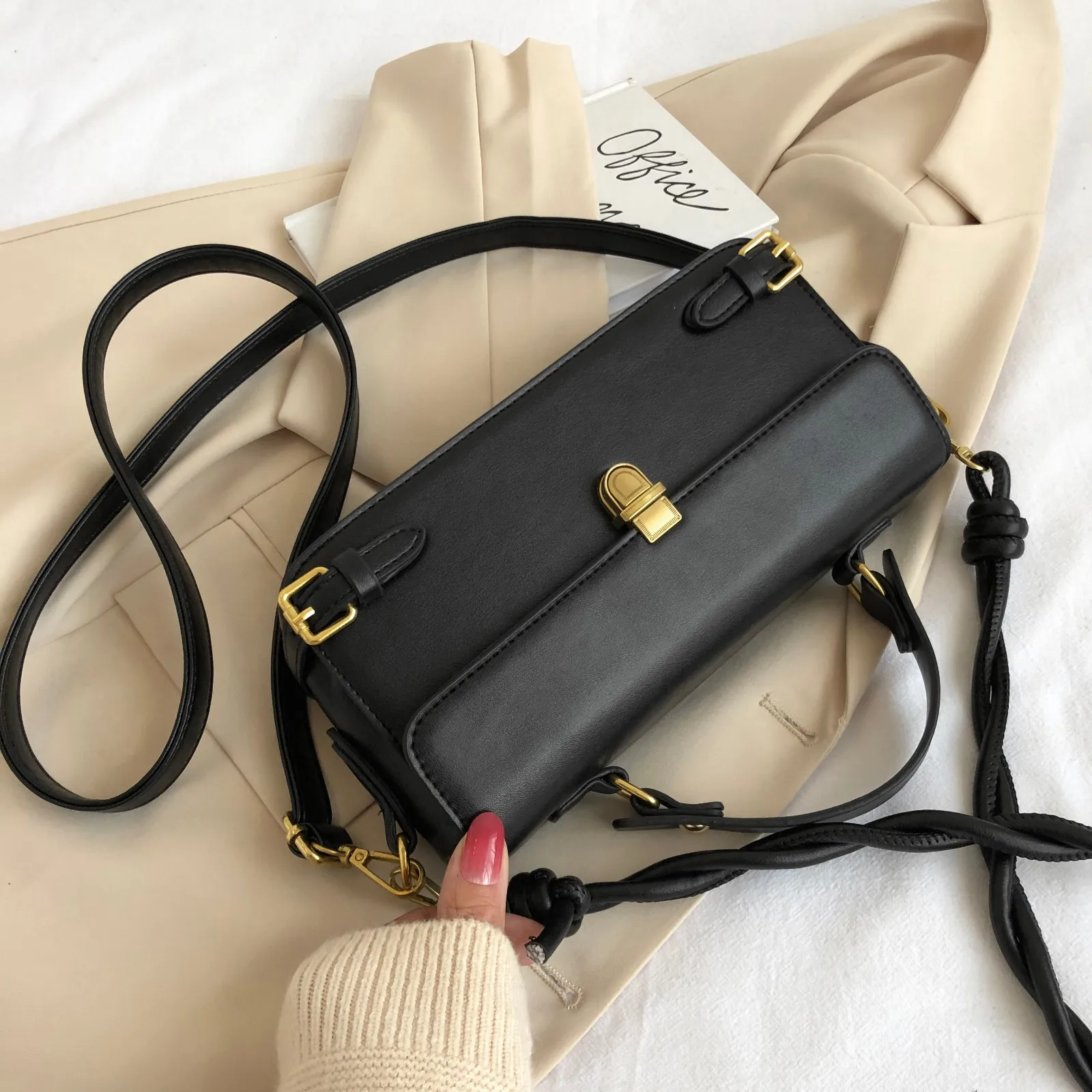 

Handbag Luxury Mini Lady Hand Pu Leather Tote Fashion Newest Woman Shoulder Bag