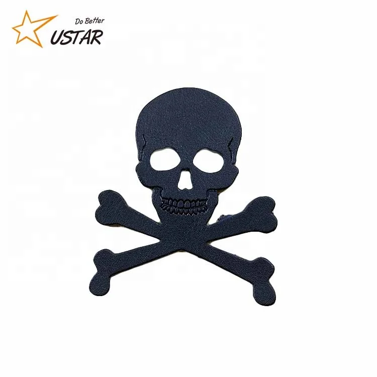 
Custom Personalized embossed Logo Jeans Genuine Leather Patch/Leather Label And Tags For Garment 