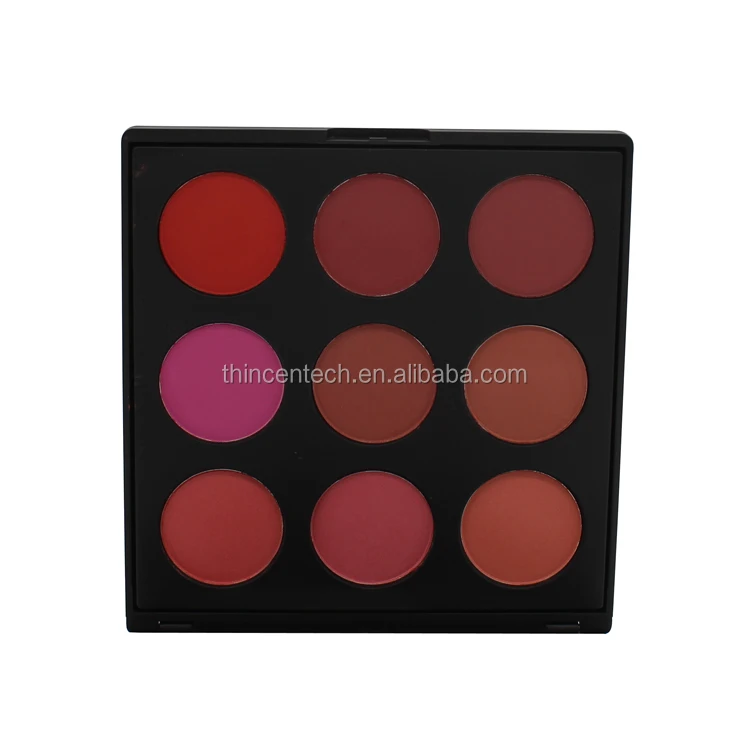 Fashion Popular Matte Pressed Powder Blusher Palette Cheek Makeup Custom Blush