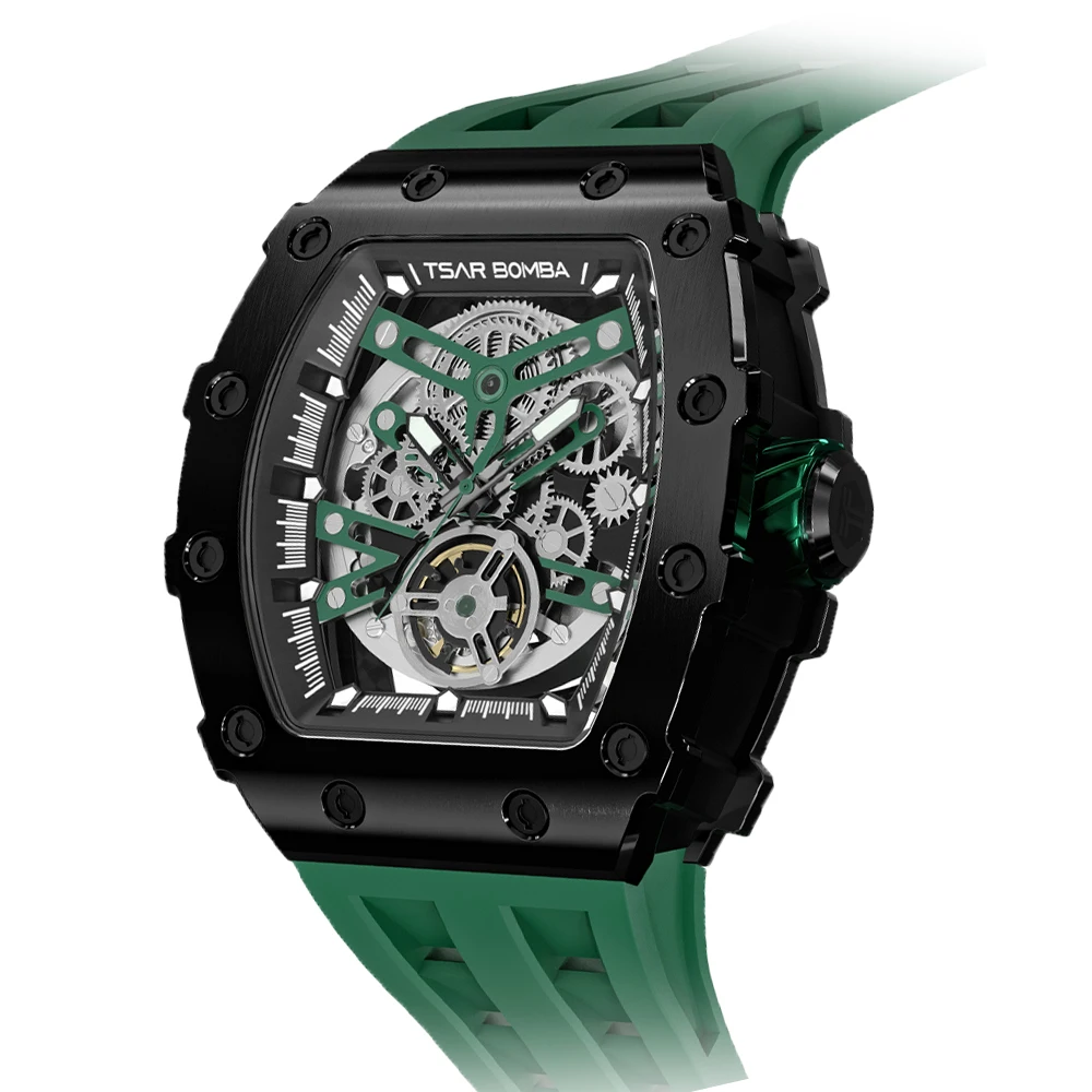 

Hollow Out Master Design Japanese Skeleton Automatic Watch Brand Sapphire Glass Mechanical Wristwatches