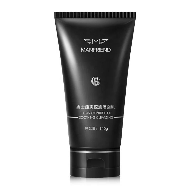 

High Quality Best Customized Private Label cerave facial cleanser Wholesale Oil Control Face Wash Foam Facial Cleanser For Men, Black