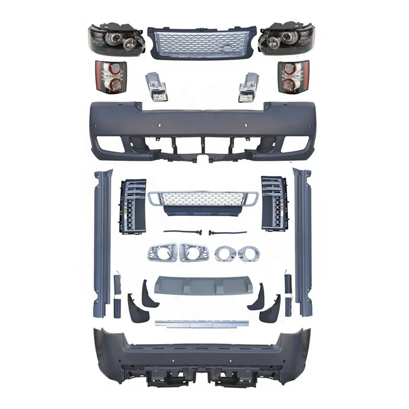 

L322 Facelift Full Set Bodykit For Land Rover Range Rover Vogue 2002-2009 Upgrade To 2010 2011 2012 Auto Other Body Parts