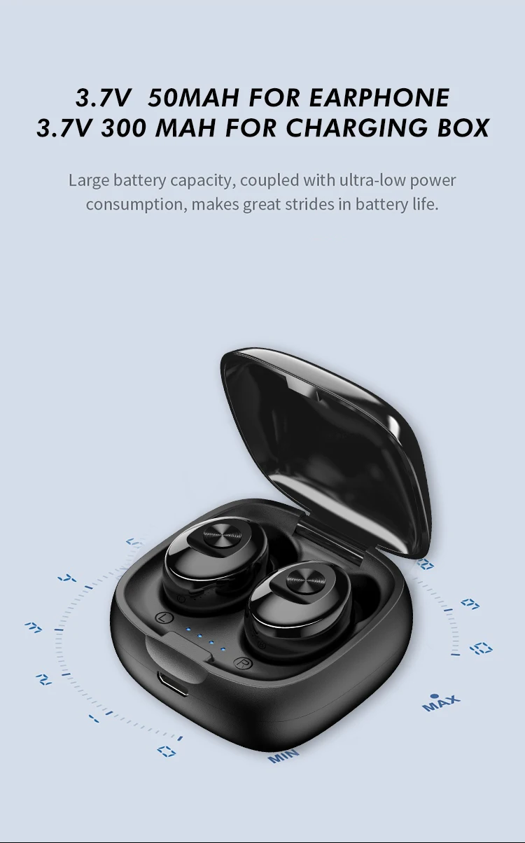Jellico J18 New 2019 Trending Product Earbuds Noise Cancelling Earphone Bt5.0 TWS Earpieces With Charging Case - ANKUX.COM