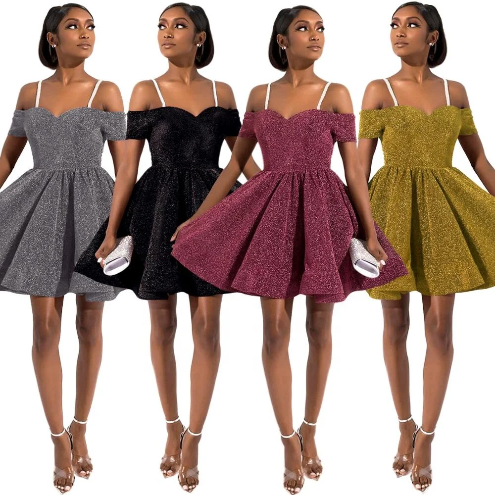 

B62136A New European and American dress sexy evening dress with suspenders