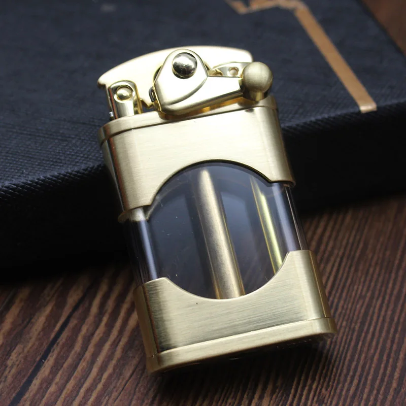 

Zorro New Retro Steampunk transparent oil bunker lighter/Without fuel