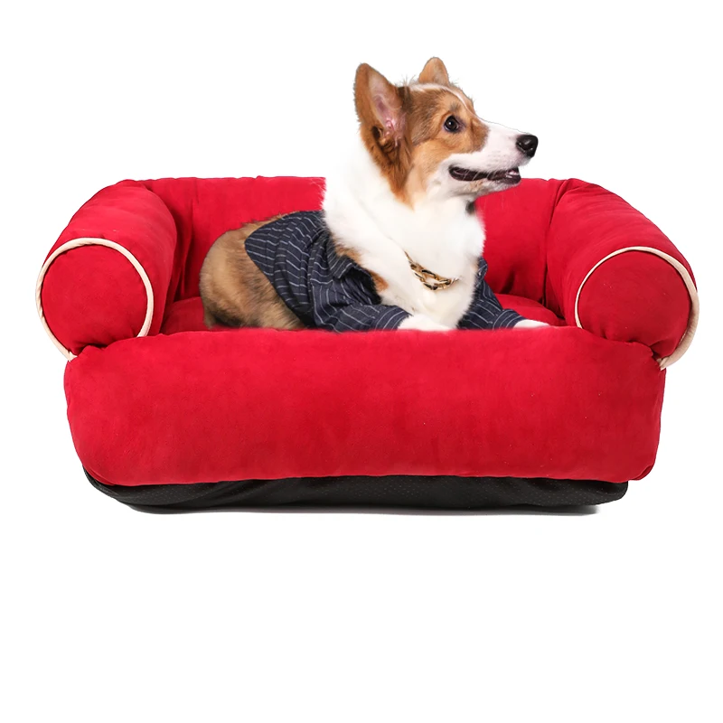 

High quality suede Fleece Pet bed Orthopedic Dog Bed, Customized color