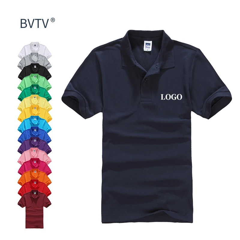 

Wholesale unisex short sleeve plain polo shirt custom polo shirt with embroidered both for men and women, Customized color