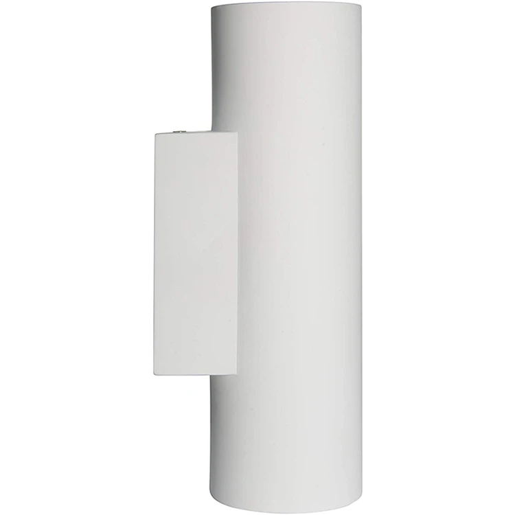 Modern LED White Ceramic Up & Down Contemporary Indoor Wall Light Lamp Fixture GU10