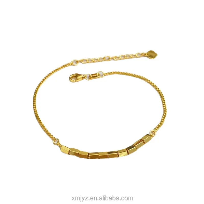 

Certified 5G Gold Bracelet 999 More Than Pure Gold Style Bracelet Pure Gold Women Wear All-Matching Hand Bundle