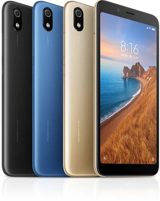 

Free shipping for xiaomi redmi 7A 2+32GB android unlocked smart phones 5.45 inch 4000mAh mobiles phones