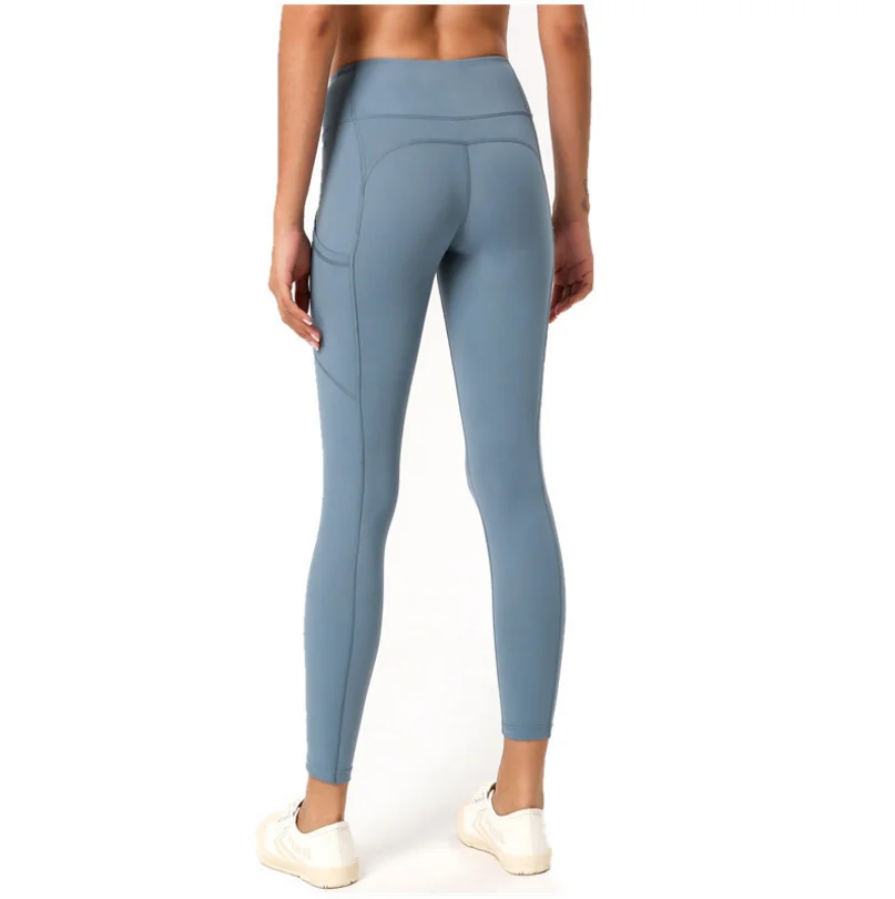 

AOLA new hot sale Exercise Women Female Gym Grey Custom Logo High Waist Leggings, Black, orange, green,