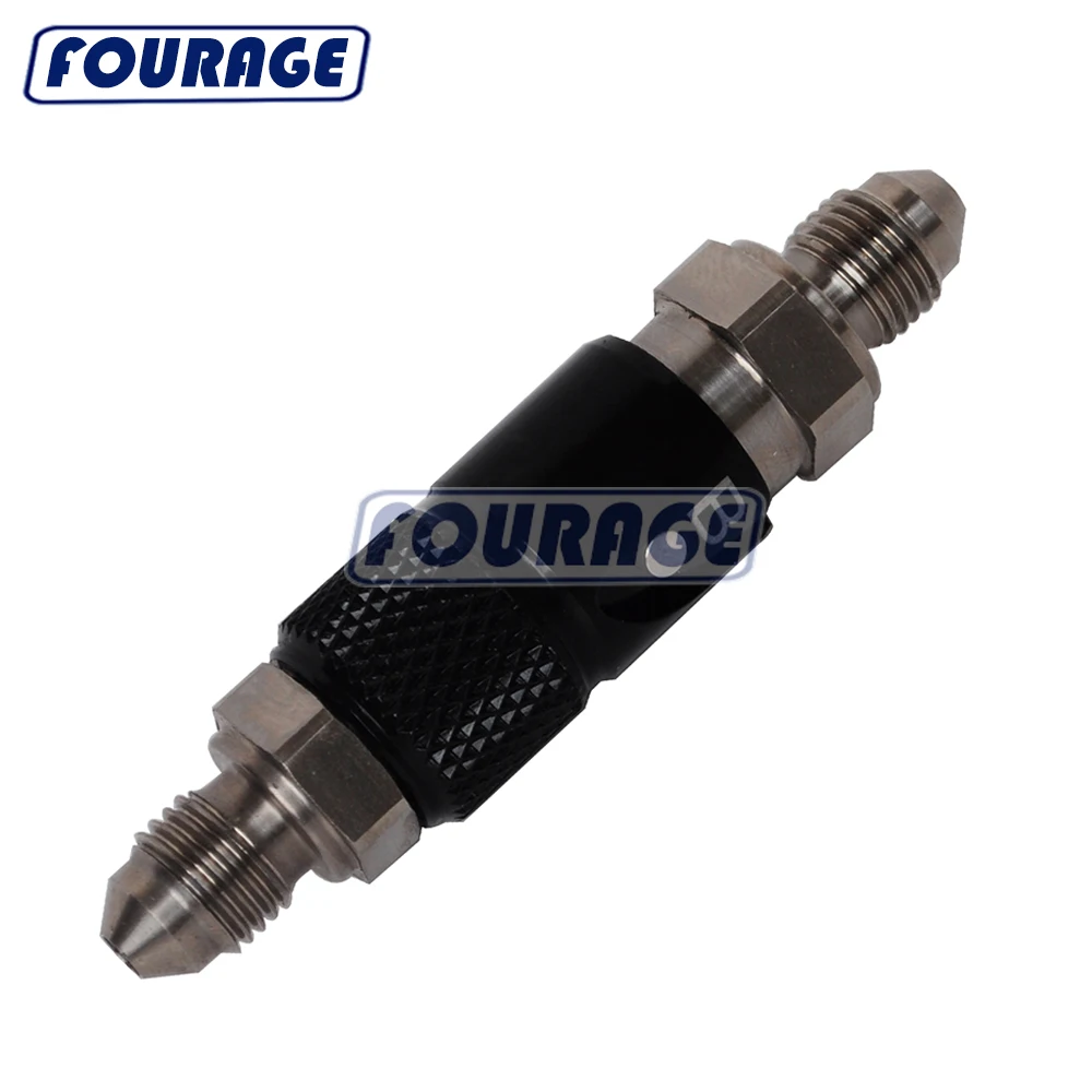 High Performance Titanium Quick Release Disconnect Fitting Dry Brake Coupler Hose Fitting
