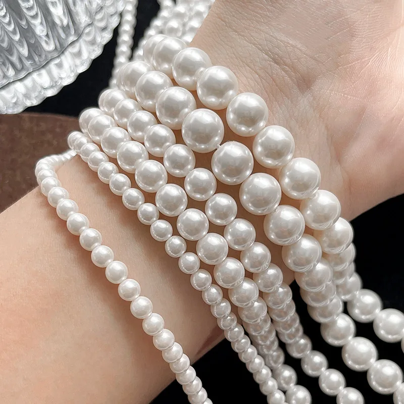 

2.5mm -16mm AAAAA Quality Glass Pearls Precious Jewelry Loose Pearls Necklace Pearl Beads for Jewelry Making