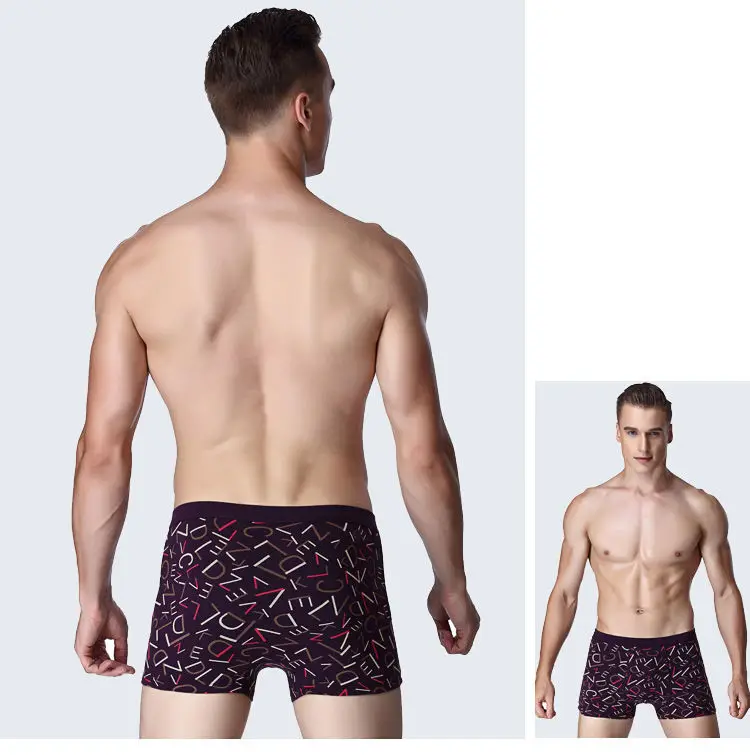 

High Quality Mens Boxer Shorts 95% Cotton Men Briefs Men underwear Boxers cotton, Black,blue,dark blue,purple