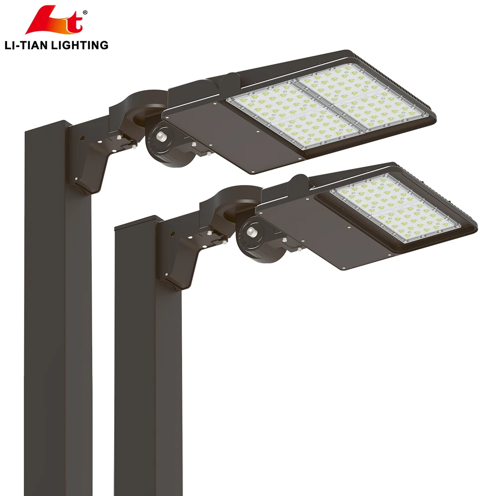 Golden supplier high power die casting led street light 200w with motion censor daylight sensor