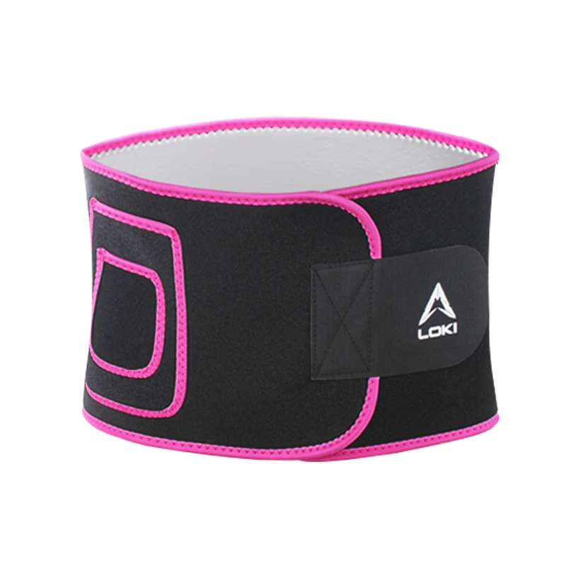 

LOKI Waist Trimmer, Fitness Slimmer Belt Weight Loss Wrap Belly Fat Burner Waist Trainer With pockets, Customized color