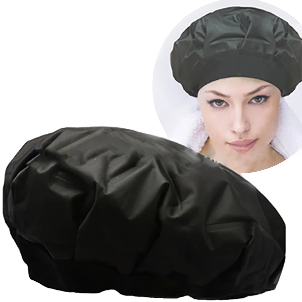 

Microwavable Heat Hat for Steaming Hair Styling Cap Heat Therapy & Thermal Spa Hair Steamer Gel Cap, Black,purple,red,pink,can be customized