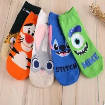 

Fashion Cartoon Character Cute Short Socks Women Arauca Cute Patterned Ankle Socks Hipster Skateboard Ankle Funny Socks Female