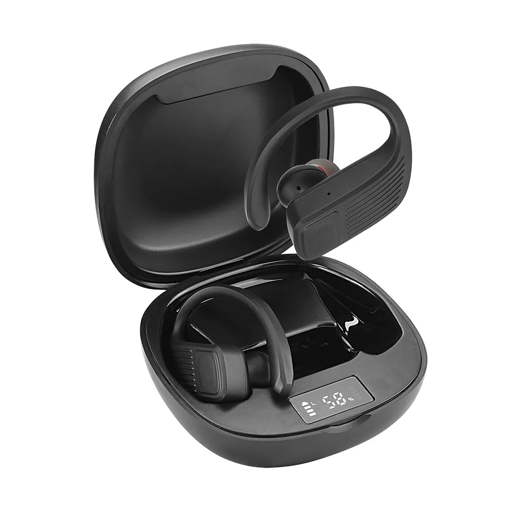 Sweatproof Palestra di Sport Cuffie Senza Fili Bluetooth 5.0 con Cancellazione del Rumore Mini TWS Auricolari Stereo Suono Chiamata Binaurale - ANKUX Tech Co., Ltd