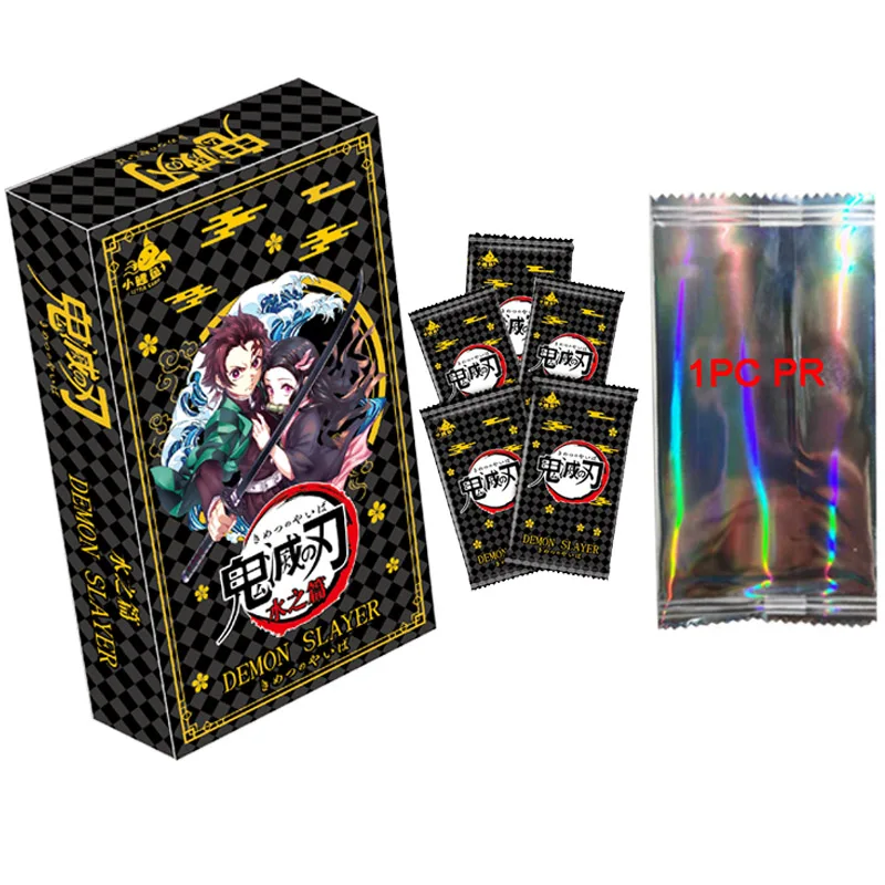 

48Box Wholesale Demon Slayer Collection Card Box PR Puzzle MC HSR Anime Table Playing Game Board Adult Toys Christmas Gift