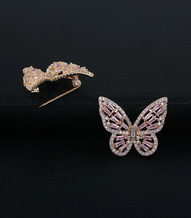 

factory wholesale brooches women safety pin brooch Europe and America brooch channel, Gold silver