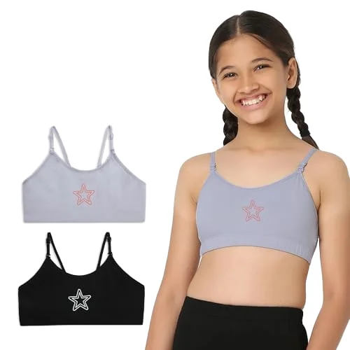 Light Support可调肩with Bra Pads不可拆Sports Bra