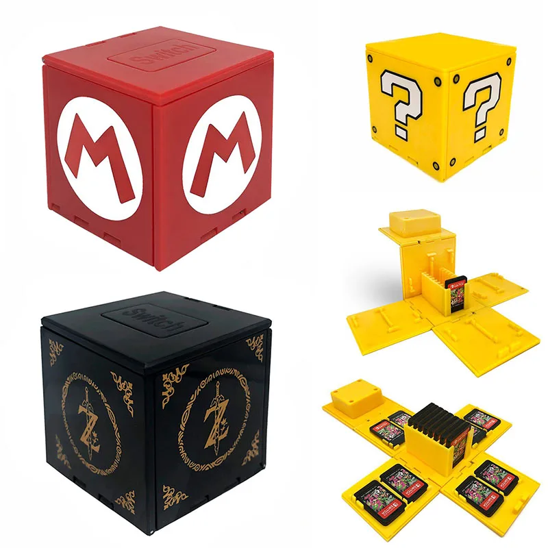 2019 New design 16 video game cards case Storage box for nintendo switch