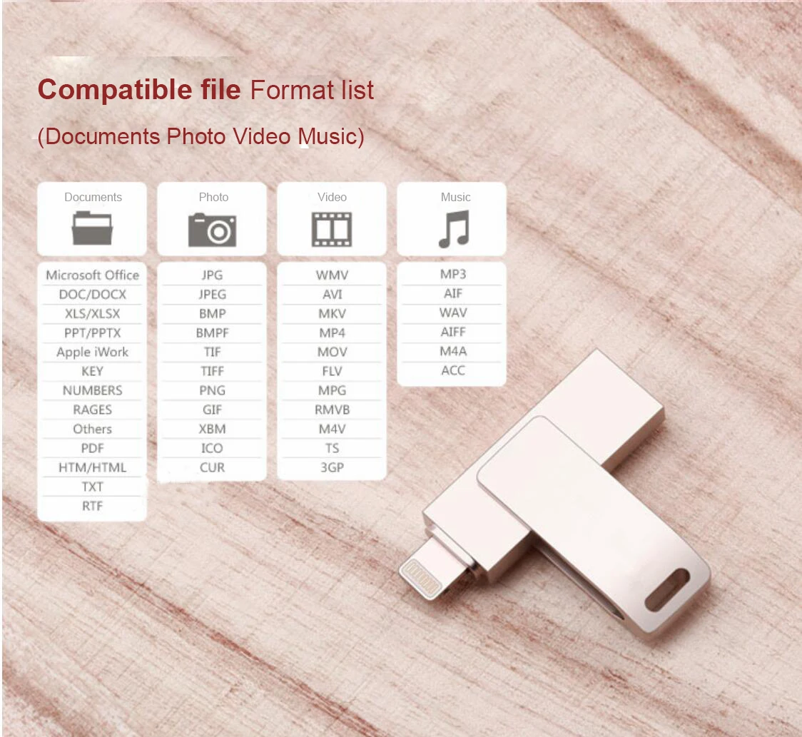 High Speed Phone Ios Y Disk Flash Drive 64gb Instant Transfer Files For