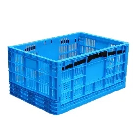  Mesh Style Agriculture Collapsible Container Folding Storage Box Fruits Vegetable Plastic Foldable Crates