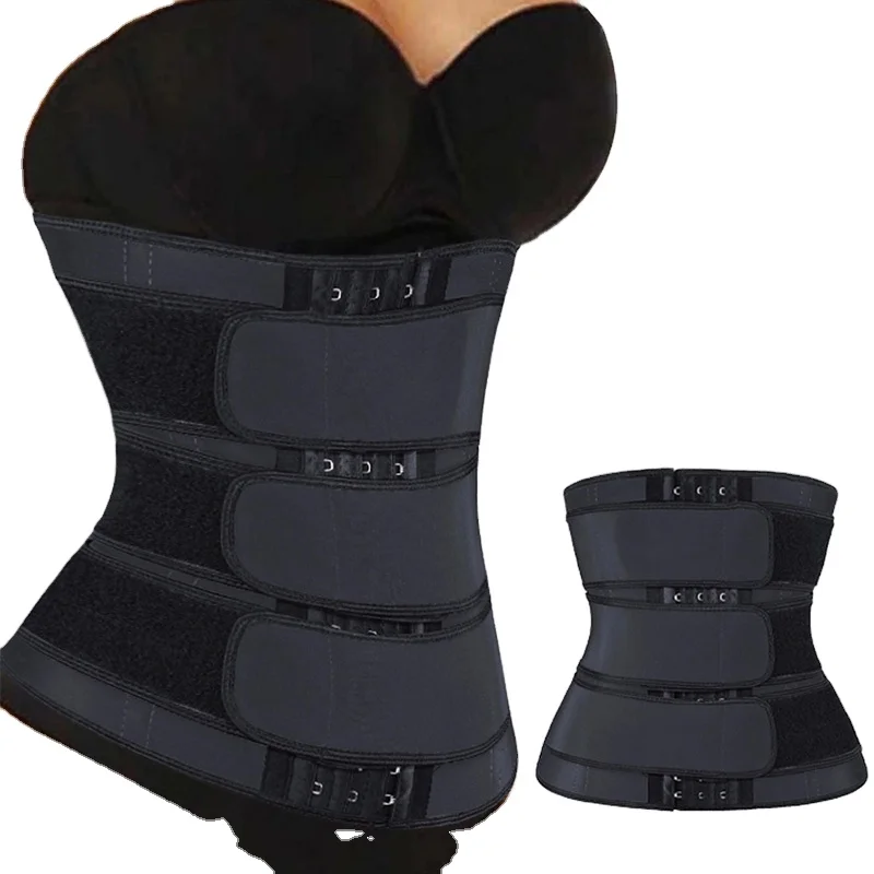 

ODM OEM Neoprene Sauna Sweat double control Belly Belt Waist Trainer for Women Weight Loss