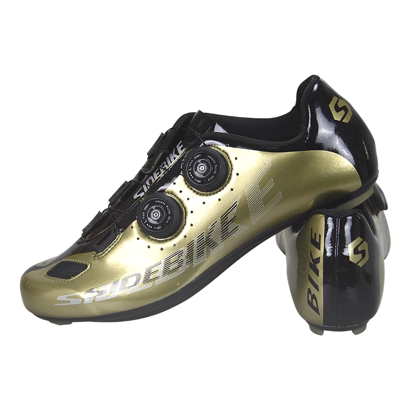 

Golden Fashion Bicycle Shoes SD002 PRO RD from Cycling Shoes Manufacturer, White/red,black/silver,black/green,golden
