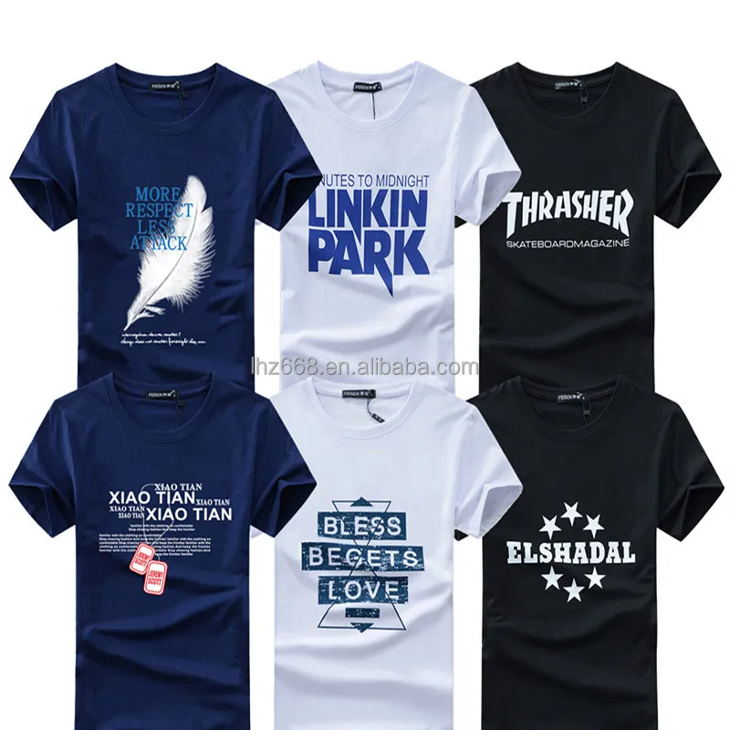 

Men's T-Shirt Summer Men's cotton t-shirts Boy's Short Sleeve t-shirt