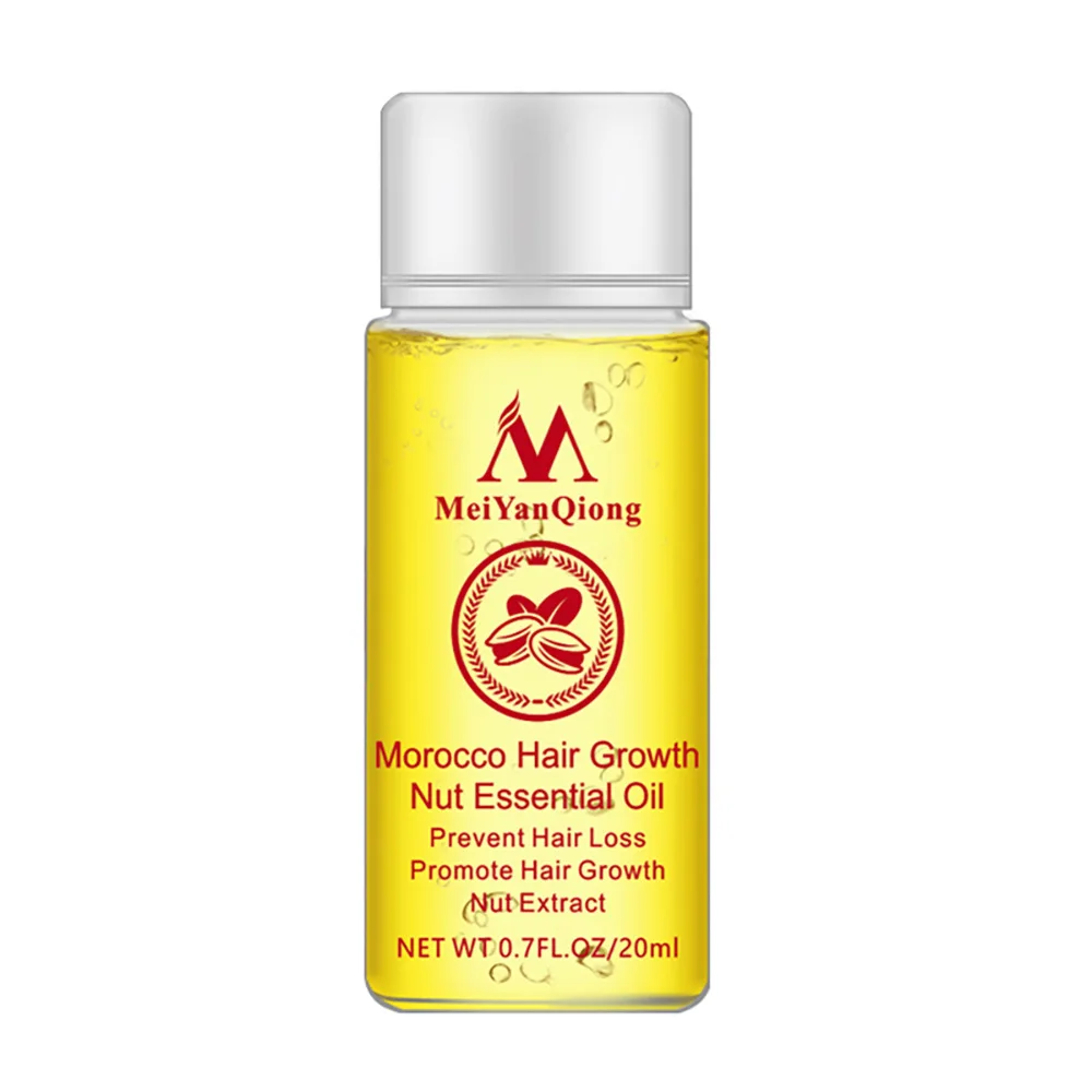 

OEM Organic 20ml Morocco Hair Growth Nut Essential Oil Hair Anti-Loss
