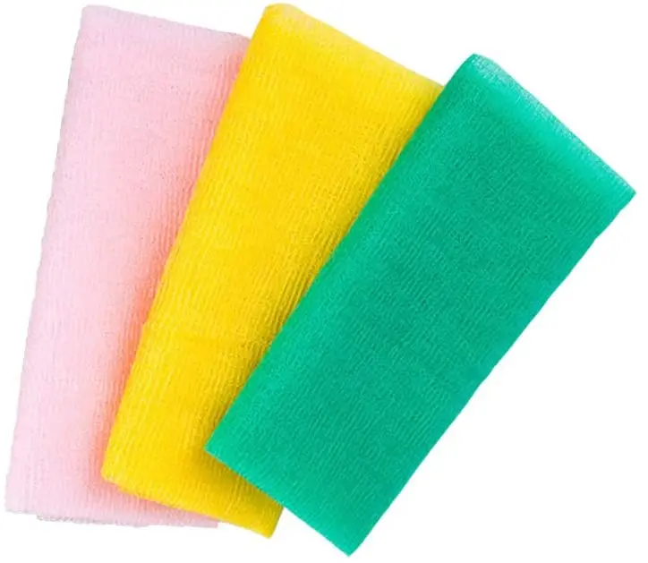 

Deep Clean Long Leaf Exfoliating Bath Cloth Dual Sided Exfoliating Cloth Nylon Bath Towel