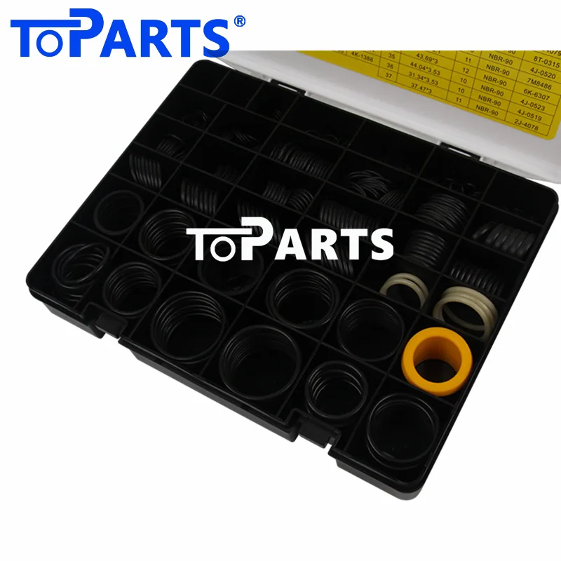 Excavator Oring Kit Box For Komatsu Carter Hitachi Kobelco Sumitomo