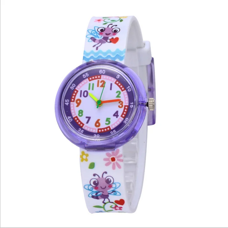 

Amazon hot sale nice price high quality Beautiful Fashion Student Girls Quartz Silicon Wrist Watch