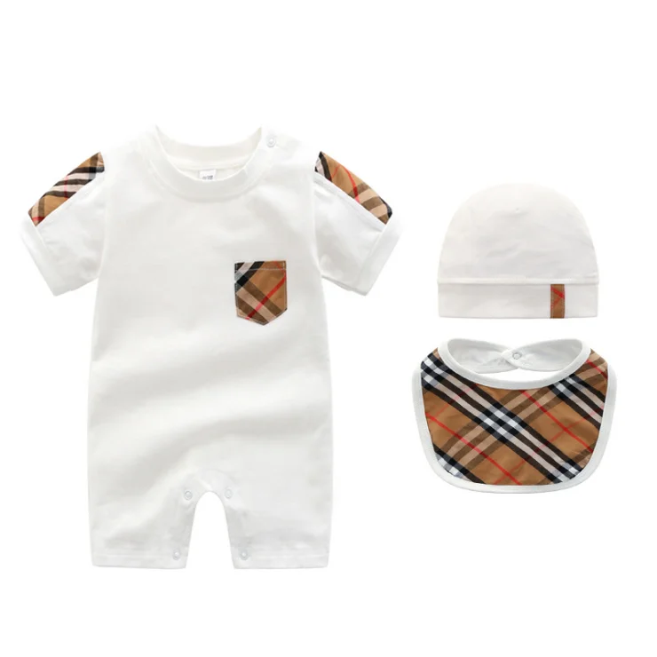 

cotton wear 0-6 months baby clothing online shopping infants custom 3 pcs summer sets, Picture