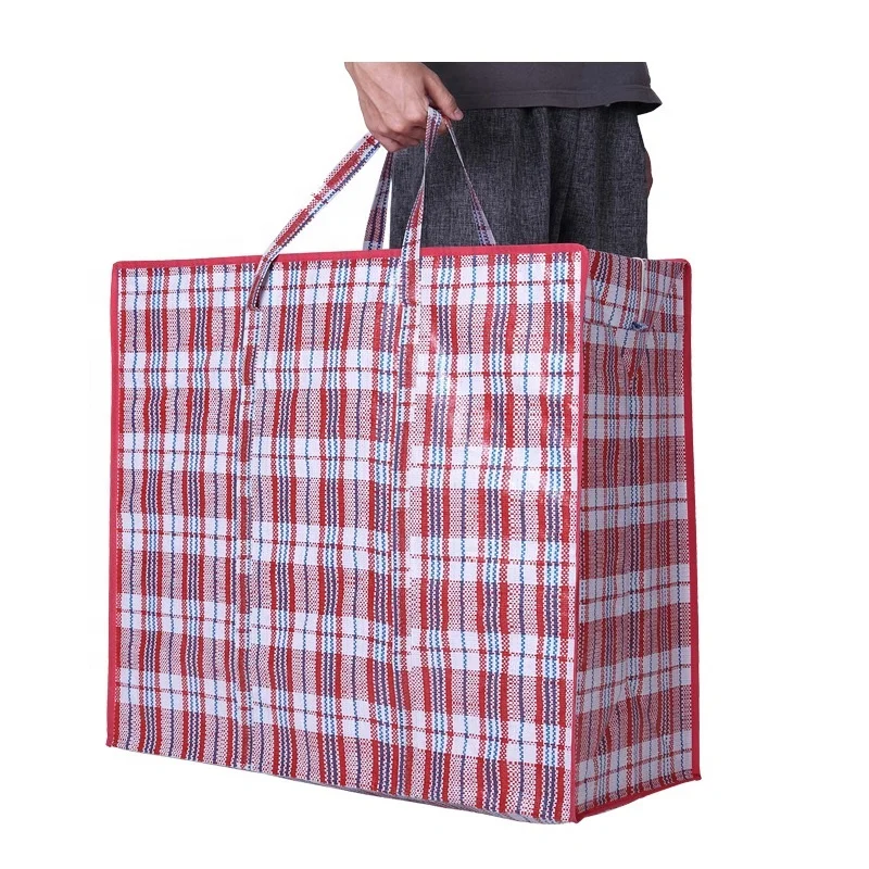 

Waterproof Custom Large Capacity China Jumbo Storage Laundry Shopping Reusable Recycle Pp Woven Bags With Zipper