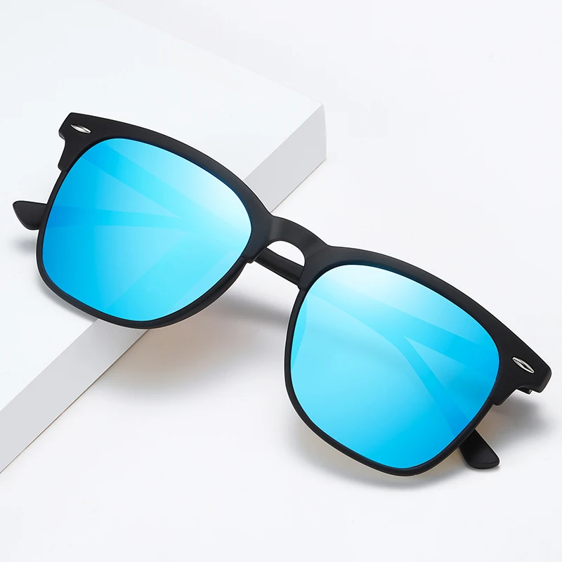 

2020 custom logo wenzhou plastic frame temple classic summer shades sun glasses men trendy polarized sunglasses