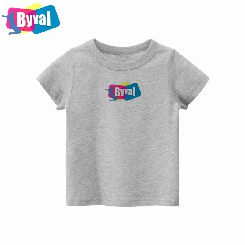 

2021 Wholesale Custom Solid Color Boys Girls Kids Toddler Baby T Shirt 100% Cotton Short Sleeve T-shirt For Children Clothing, Customized color