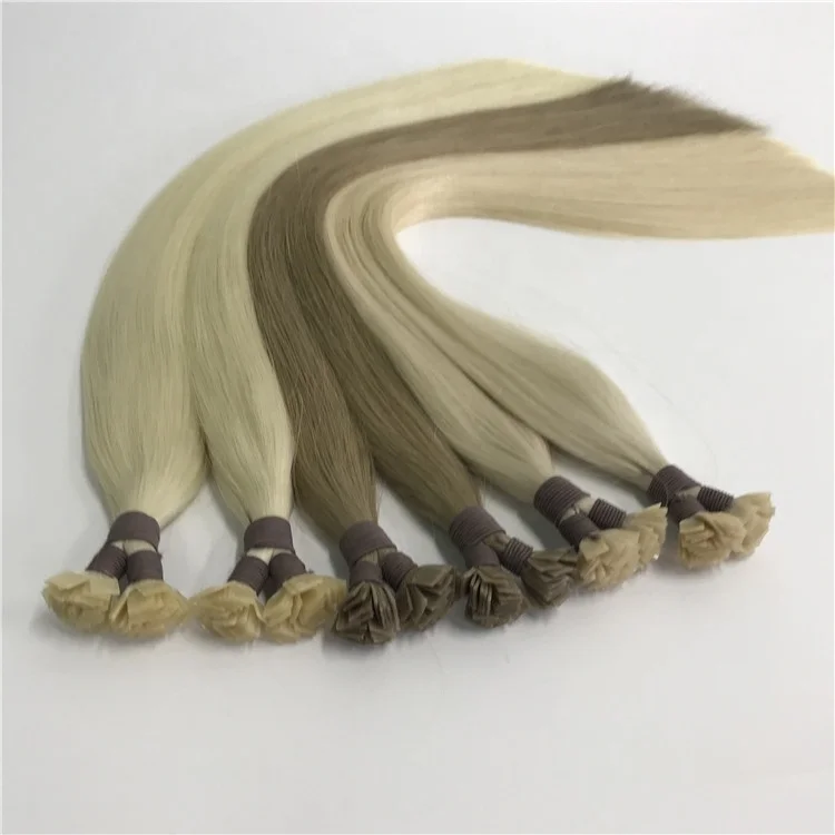 

Top Quality 18 20 22 24 Inches Keratin Bonds Slavic Double Drawn Natural Russian Hair Extensions